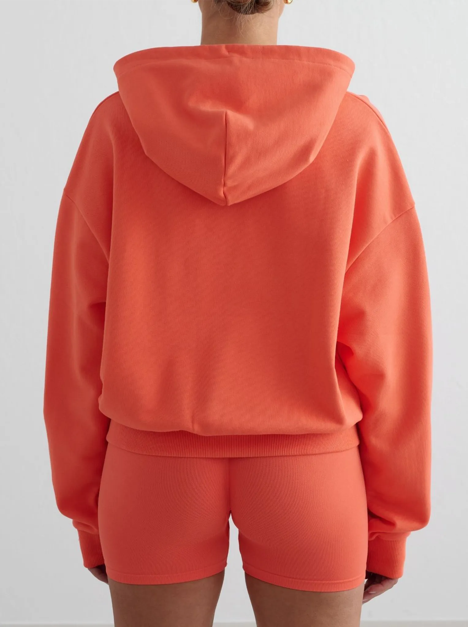 Tonal Logo Embroidery Chunky Terry Hood