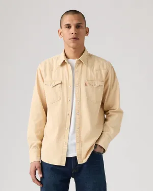 Simple Match Levi's? Barstow Western Standard Shirt - Grass Is Green Khaki GD