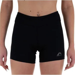 More Mile Biker Womens Short Running Tights - Black Odor Control Technology Performance Wear
