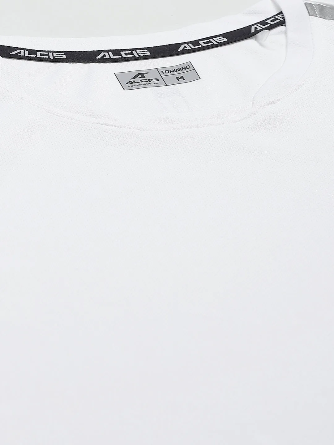 Alcis Men Printed White Tshirts Collapsible Hood