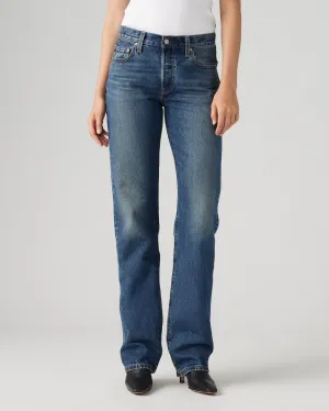 Levi's? Womens 501 90's Relaxed Straight Fit Jeans - Flash Full Heavy Duty Zipper Mechanism