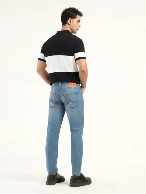 All Round Fit Unisex Outfit Men's 512 Indigo Slim Tapered Fit Mid Rise Jeans