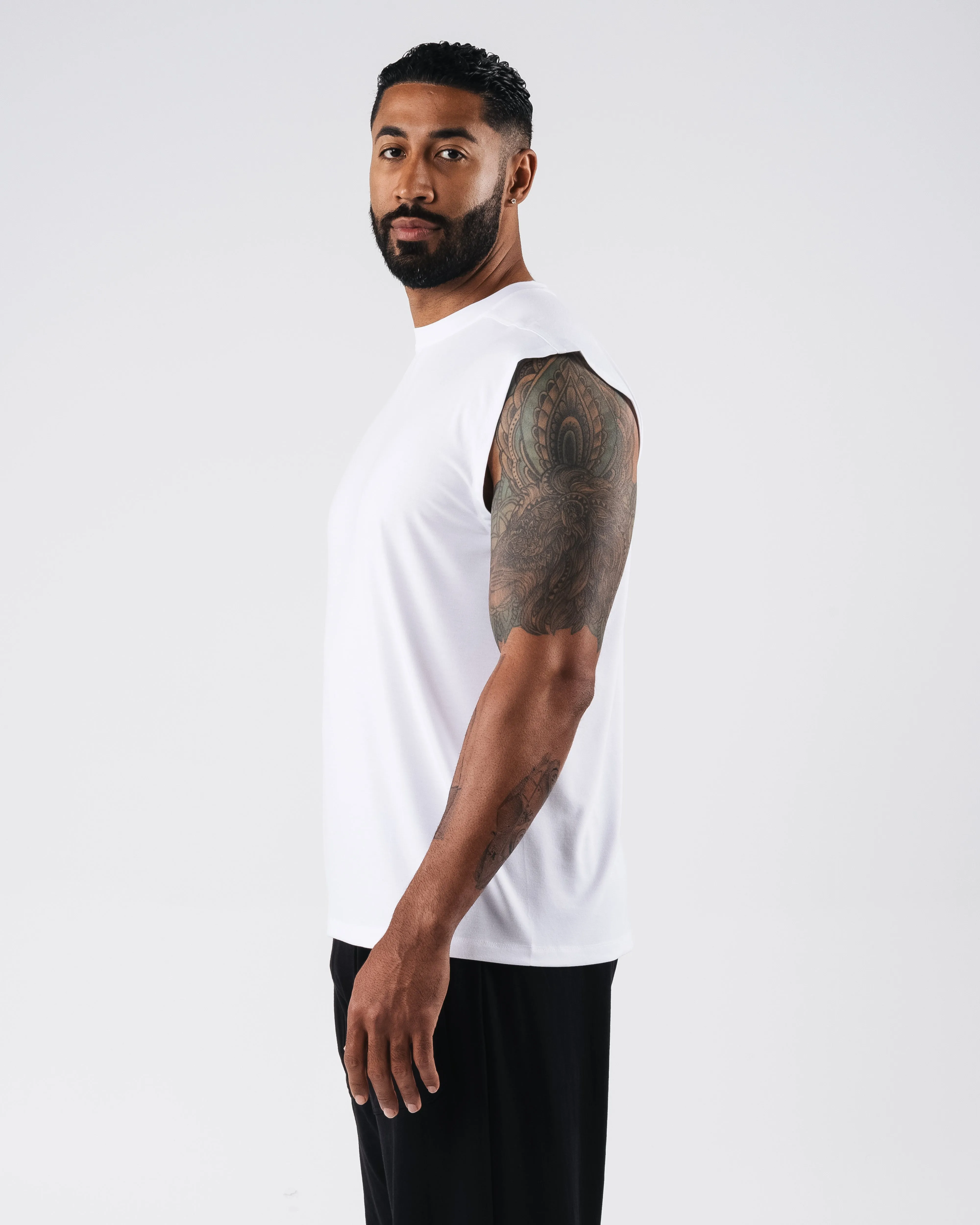 noise - generating machine washable material Zero Accent Tank - White