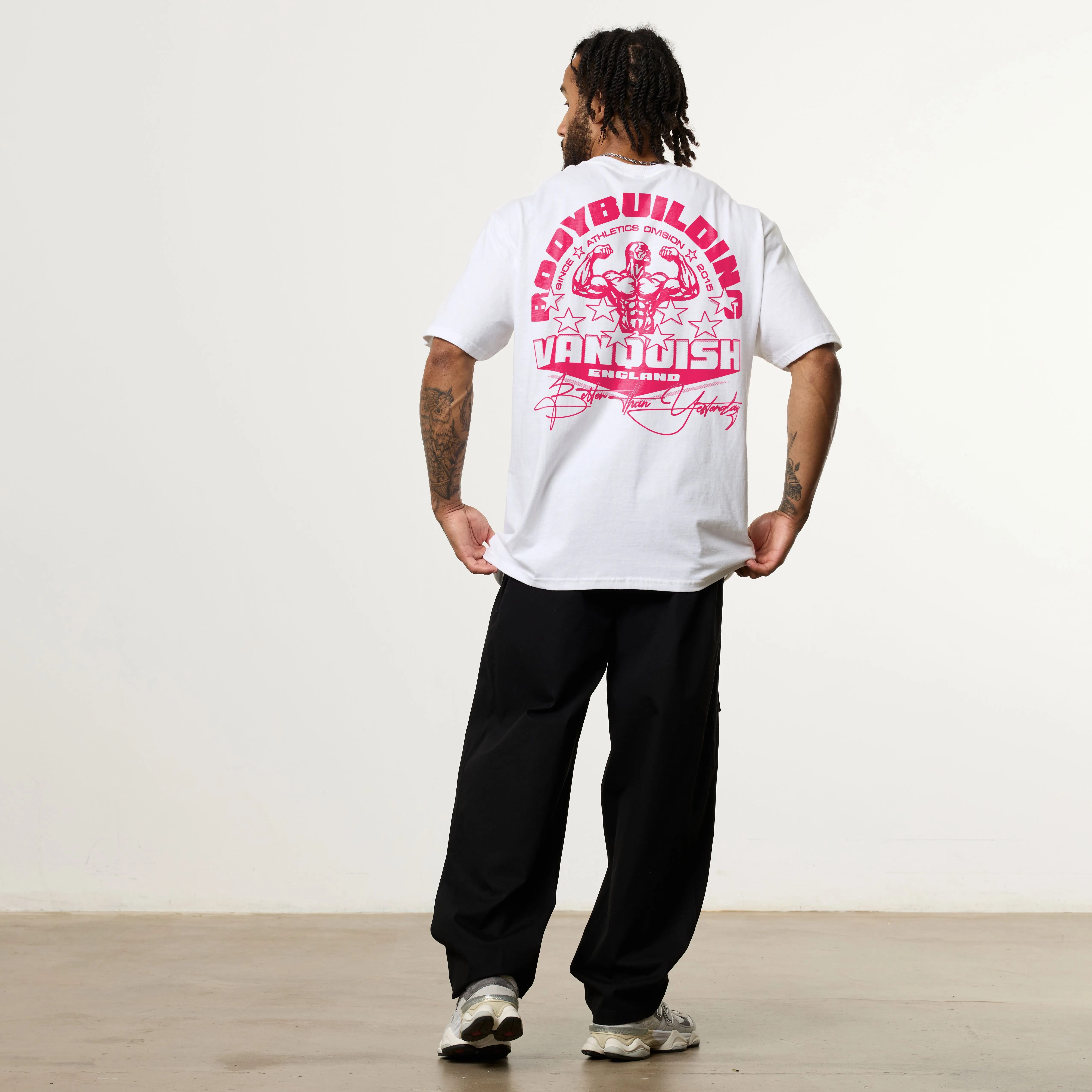 Sports Outfit Vanquish Revolve Triumph Limited Pink Oversized T Shirt