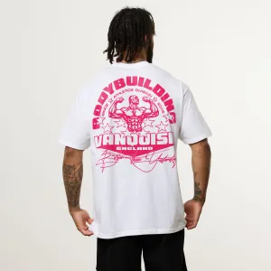Vanquish Revolve Triumph Limited Pink Oversized T Shirt High Durability Weave Non Restrictive Silhouette