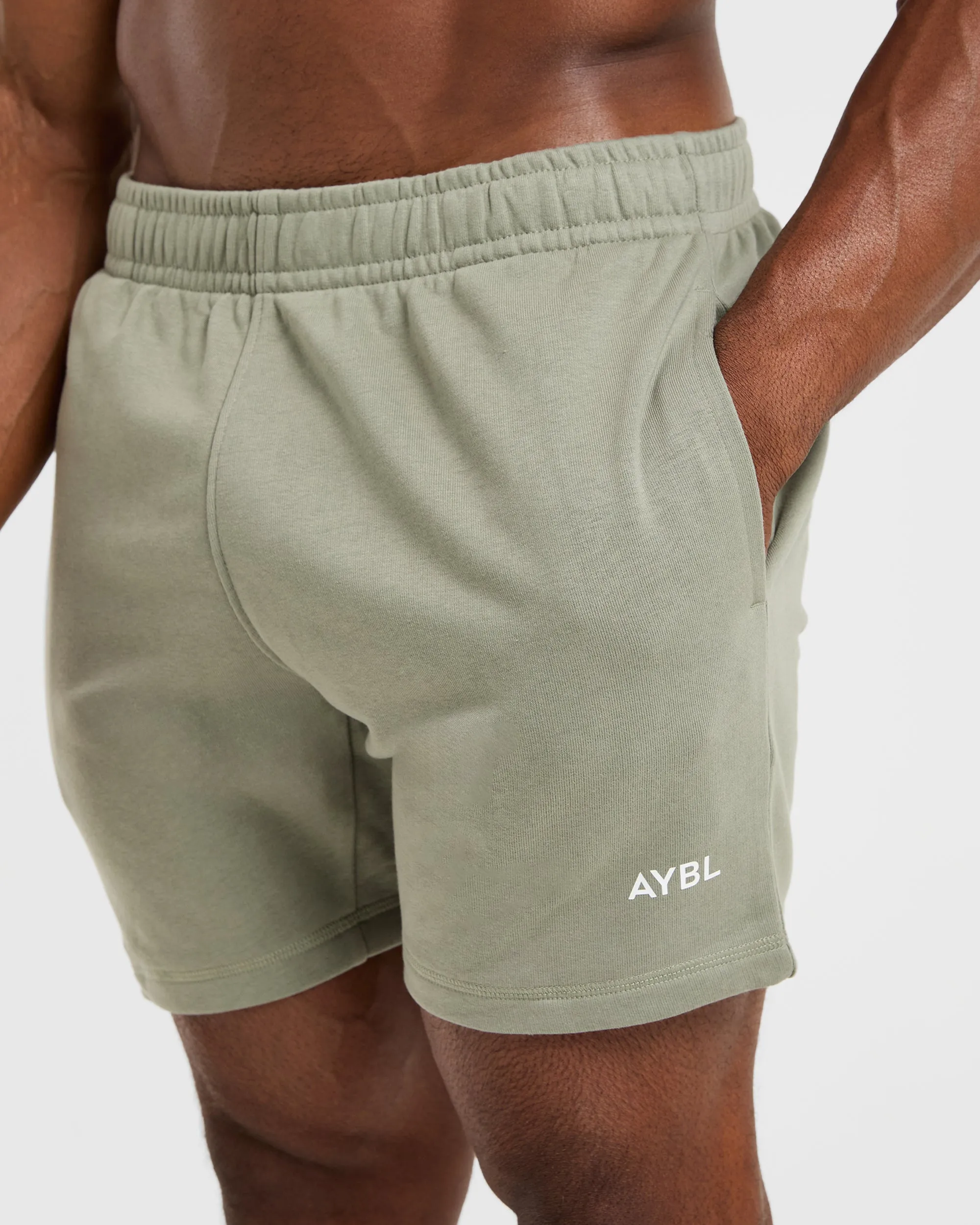 Chill Comfort Essential Lightweight 5" Shorts - Washed Sage