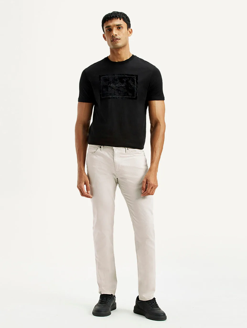 Men's 511 Off White Slim Fit Mid Rise Jeans Summer Vibes Spring Mood Outdoor Enthusiast Formal