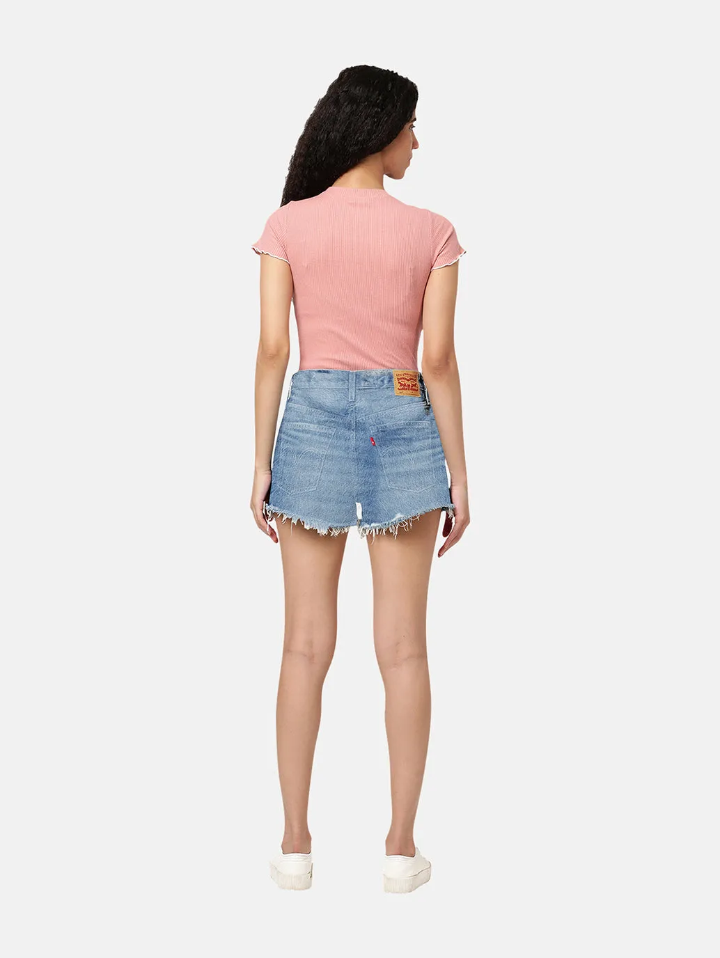 Everyday Basic Minimalist Trendy Everyday Women's 501 Indigo Straight Fit High Rise Jeans