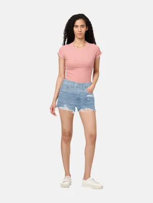 Women's 501 Indigo Straight Fit High Rise Jeans Trend Design
