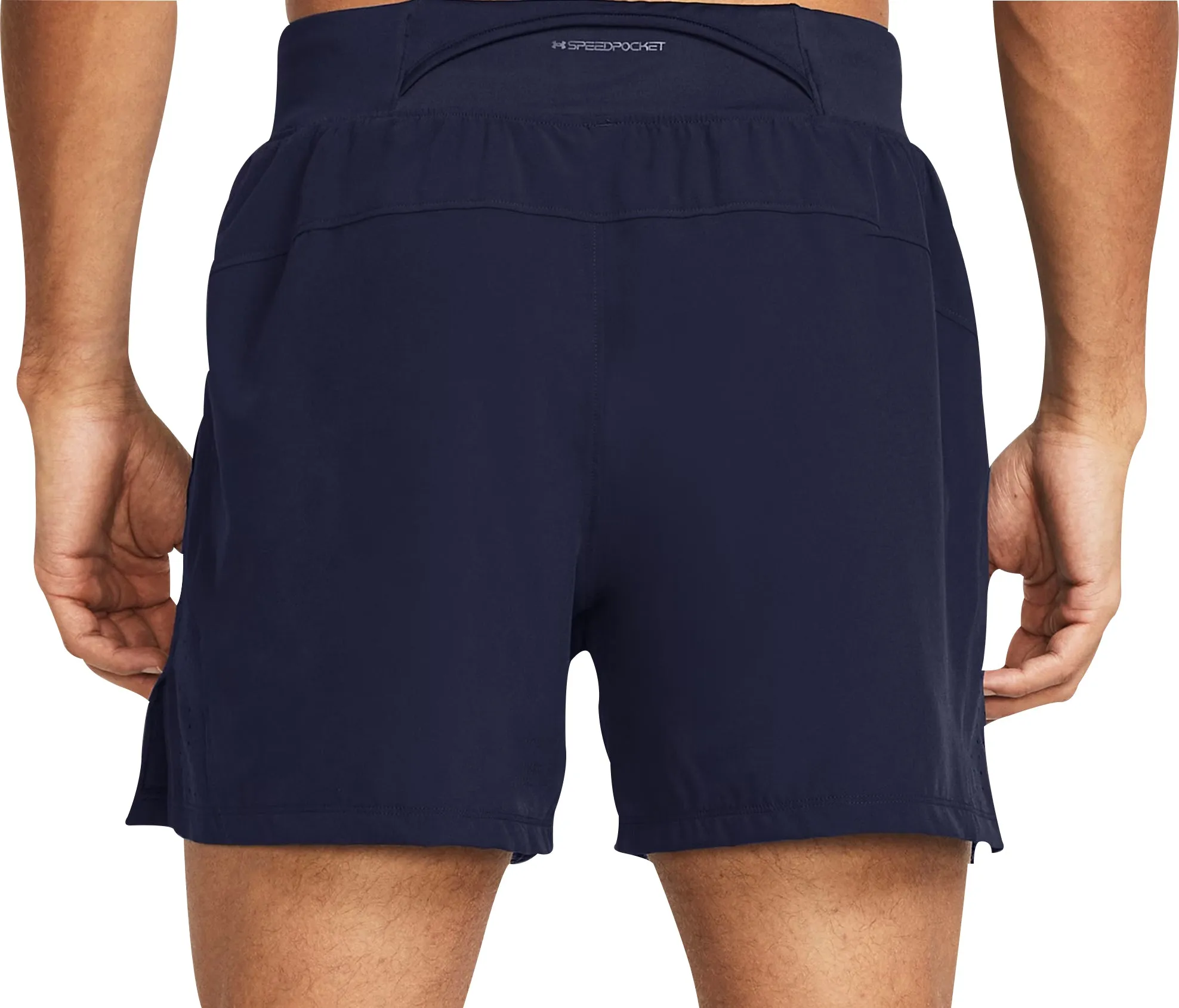 media industry Sport Friendly Under Armour Launch Elite 5 Inch Mens Running Shorts - Blue