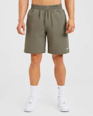 Printed design Pilates wear Rebound Shorts - Dusky Olive