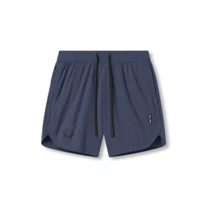 0823. Tetra-Lite? 7" Linerless Short - Navy "Wings" maternity option Fade Resistant Dye