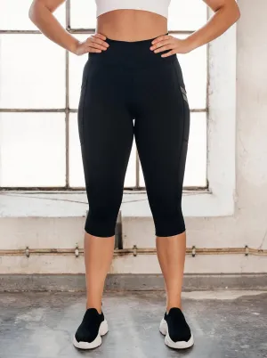 Essential Tights 3/4 Brushed Inner Layer Thermal Warm Home Lounge