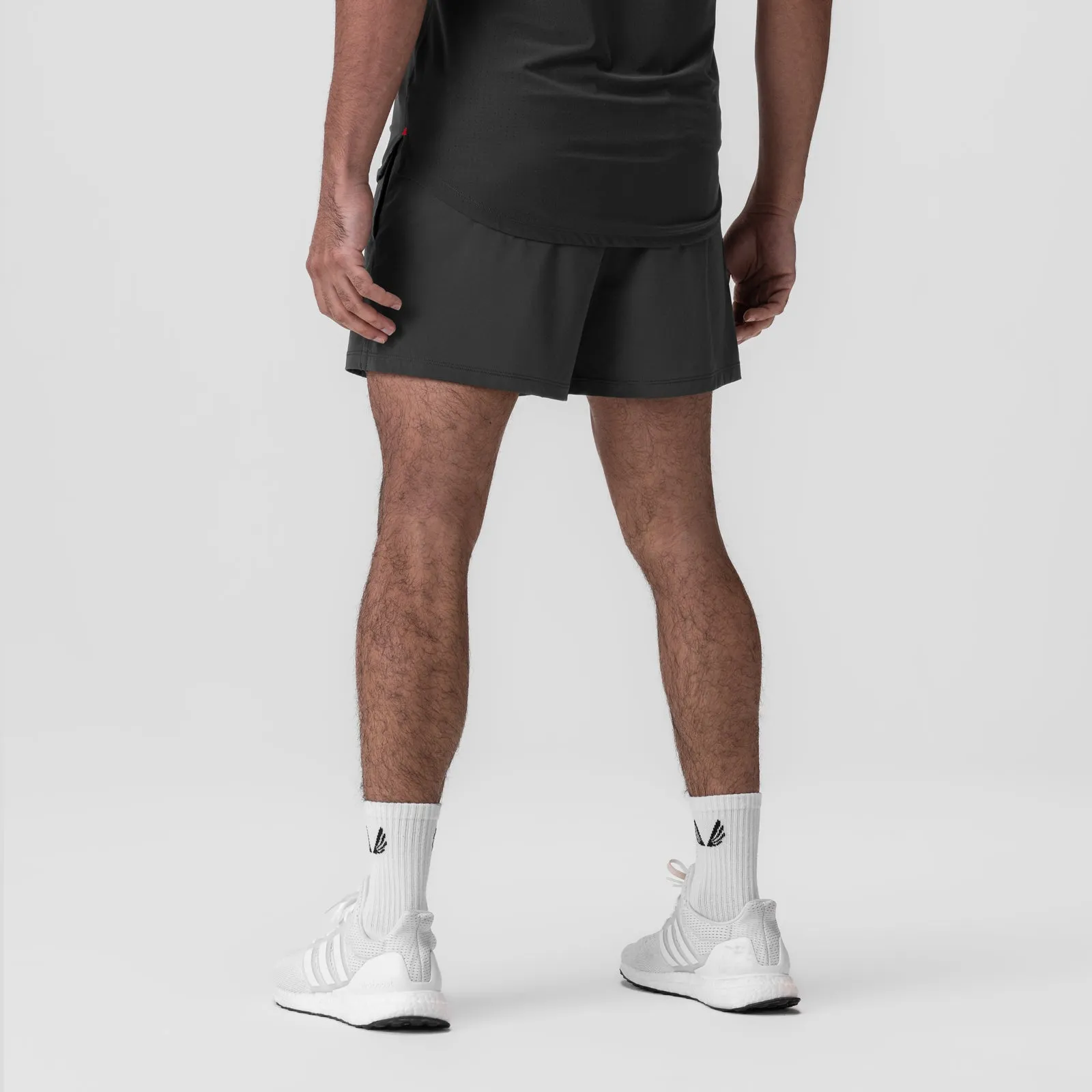 0942. Aerotex? 5" Training Short - Space Grey Non Restrictive Cut soft fit