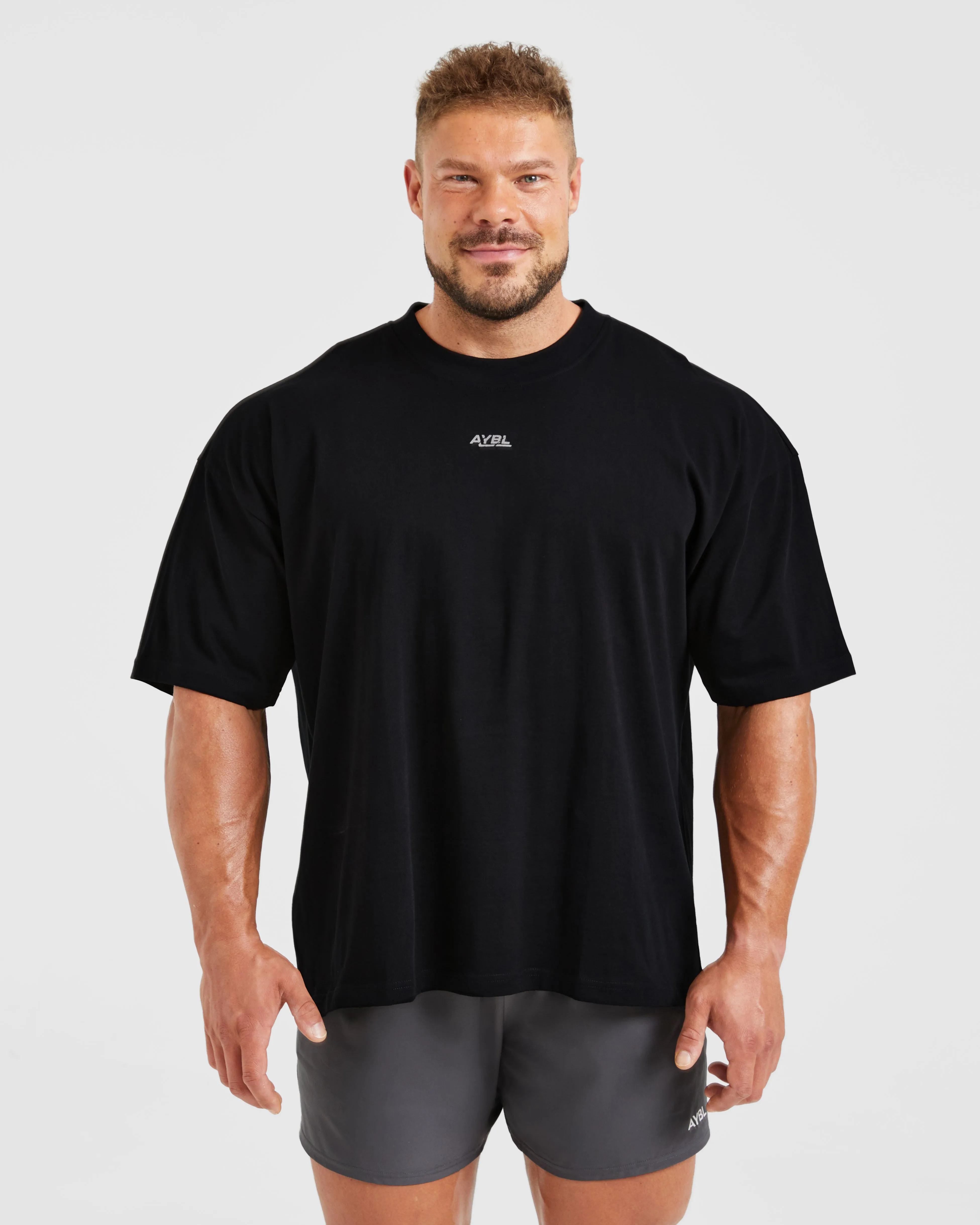 Wesley Vissers X Jacked Reacher Oversized T Shirt - Black Complementary Colors