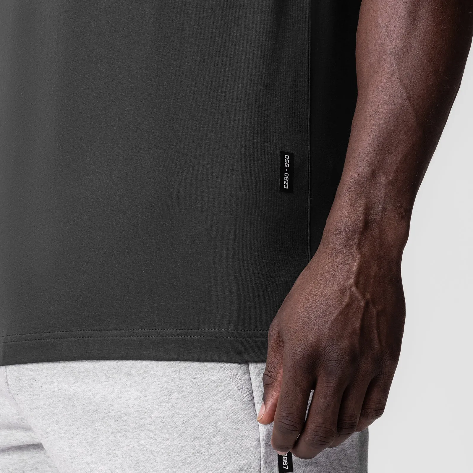 City Smart 0923. Supima? Essential Tee - Space Grey