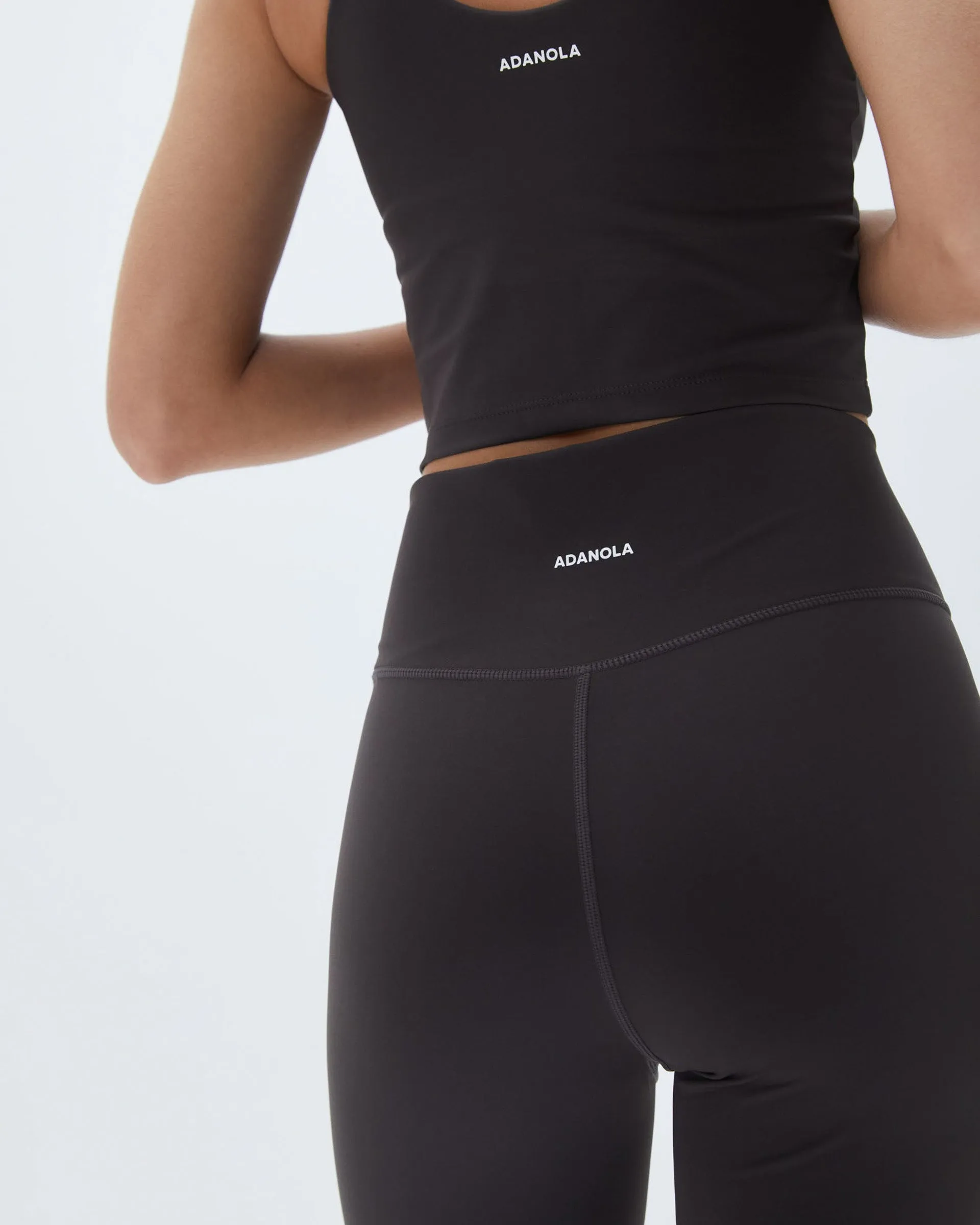 Wrap Over Yoga Pant - Coffee Bean Morning Stretch Minimalist Style Squat Proof Fitness Lover