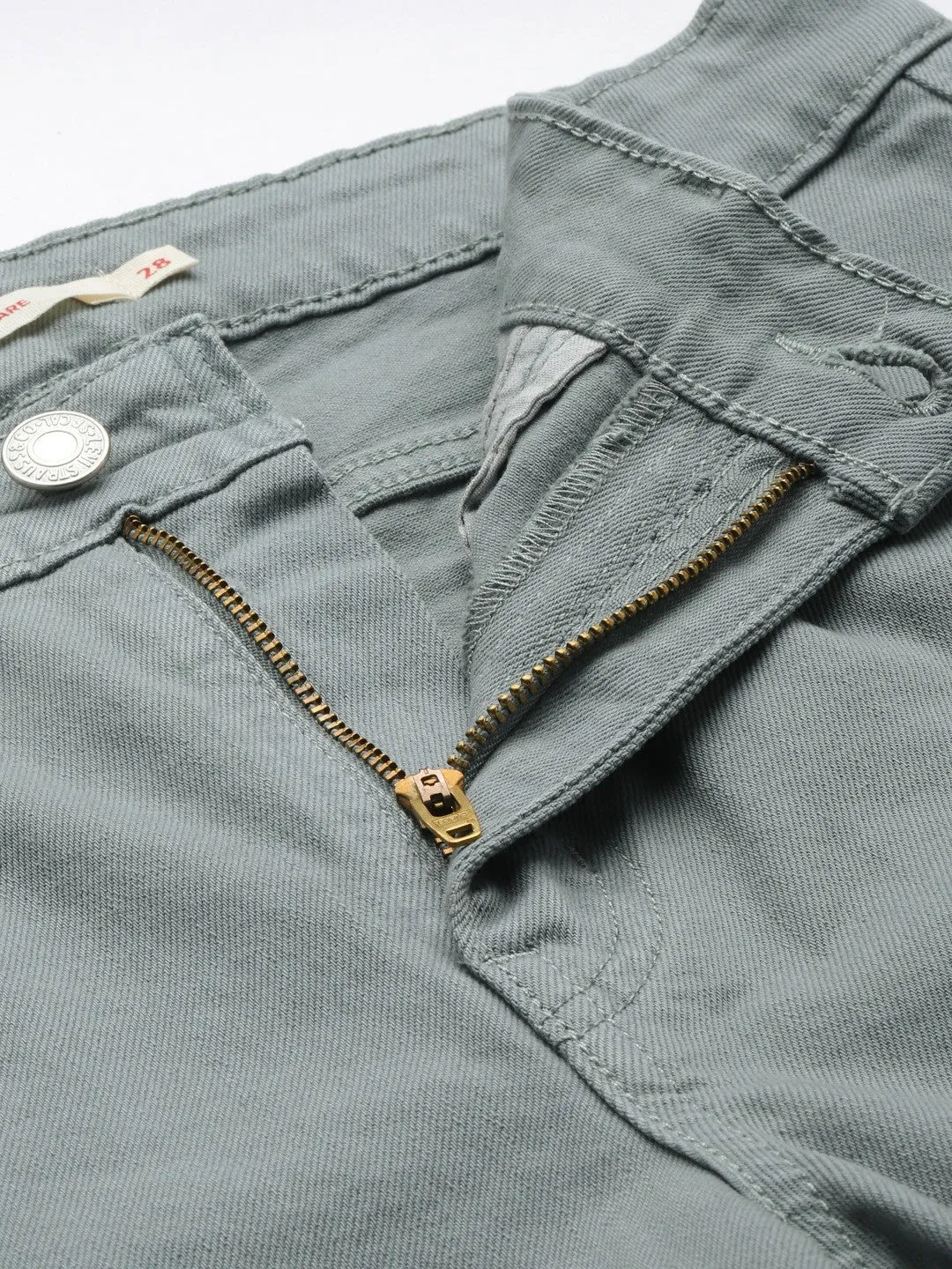 Women's 726 Grey Flared Fit Mid Rise Jeans Trend Setter Sunny Vibes