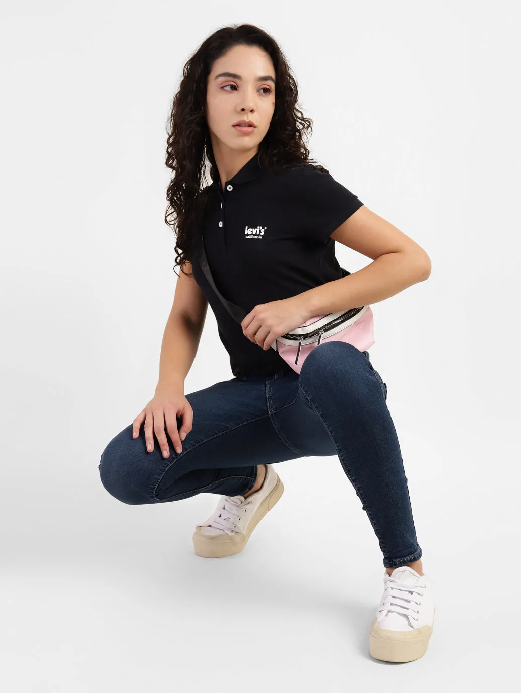Popular Staple Basic Layers Women's 710 Blue Skinny Fit Mid Rise Jeans