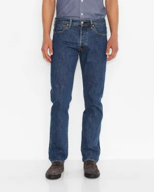 Common look Fashion Essential Levi's? 501 Original Regular Fit Mens Jeans - Stonewash Blue