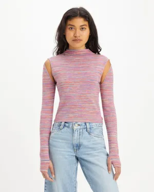 Levi's? Womens Jupiter Sweater - Spacey Space Dye Shopping Day Vibrant Easy Routine