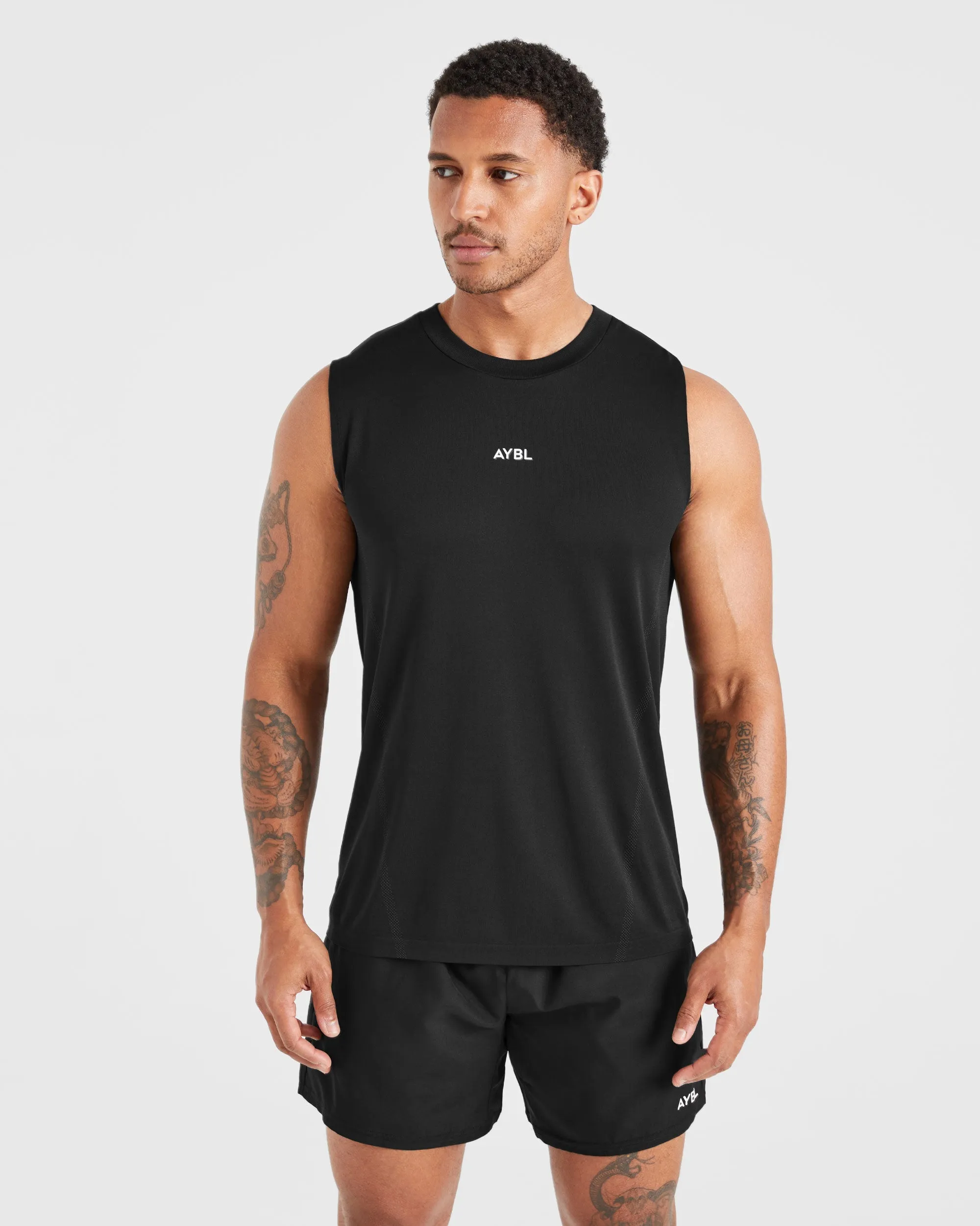 QuickReleaseFastenings Attain Seamless Vest - Black FadeProof Dye