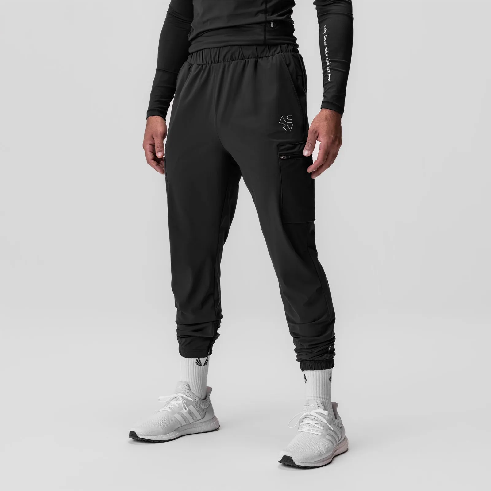 Urban Flex Cozy Stretch 0656. Tetra-Lite? Standard Zip Jogger - Black "Cyber"
