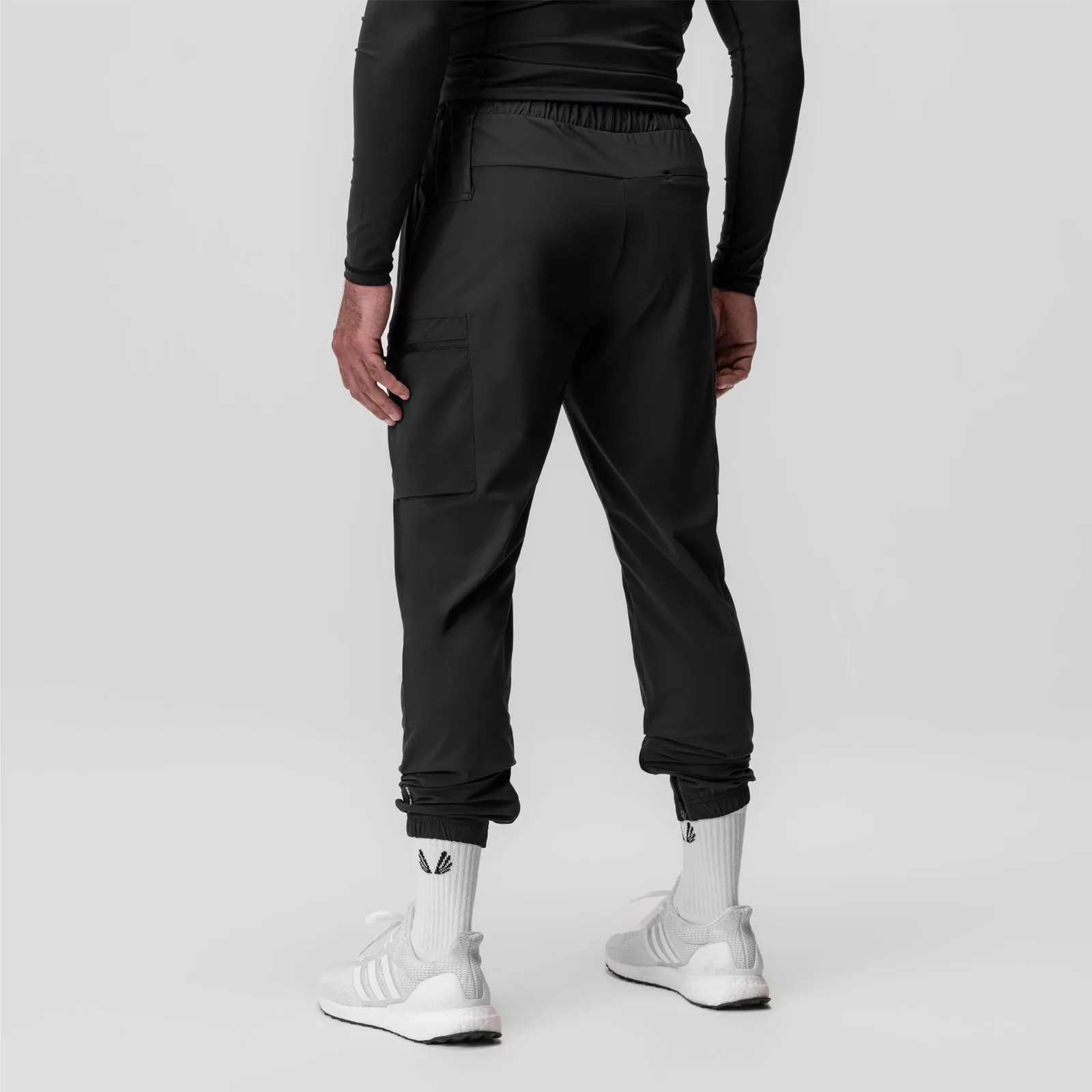0656. Tetra-Lite? Standard Zip Jogger - Black "Cyber" RecycledMaterial