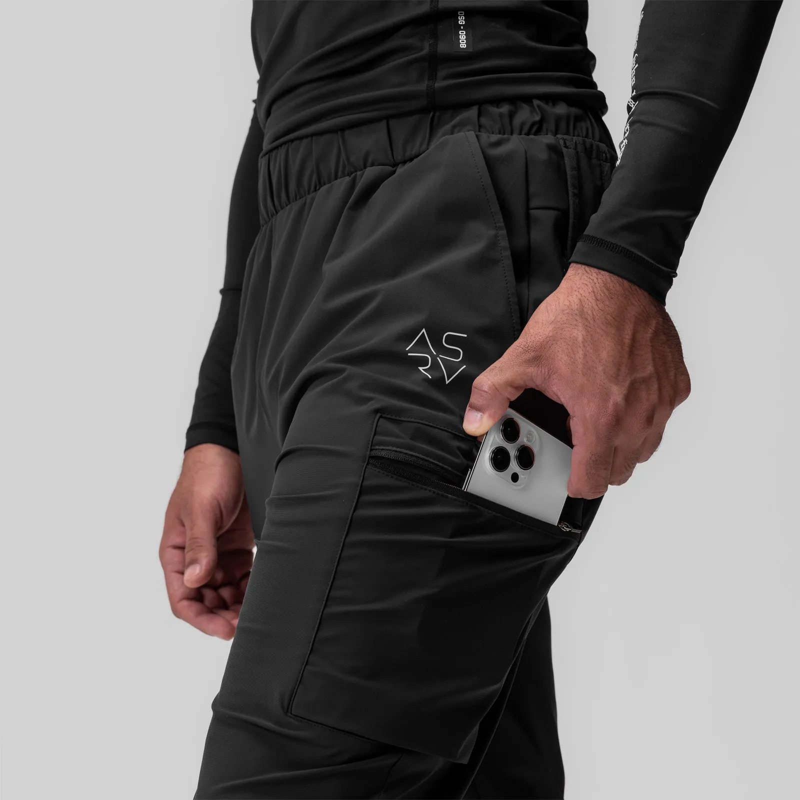 Effortless Look 0656. Tetra-Lite? Standard Zip Jogger - Black "Cyber"