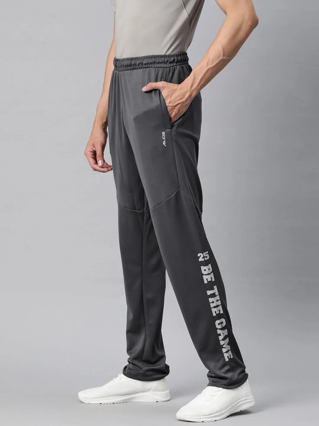 Seasonal Basic Alcis Men Typography Printed Slim Fit Track Pant