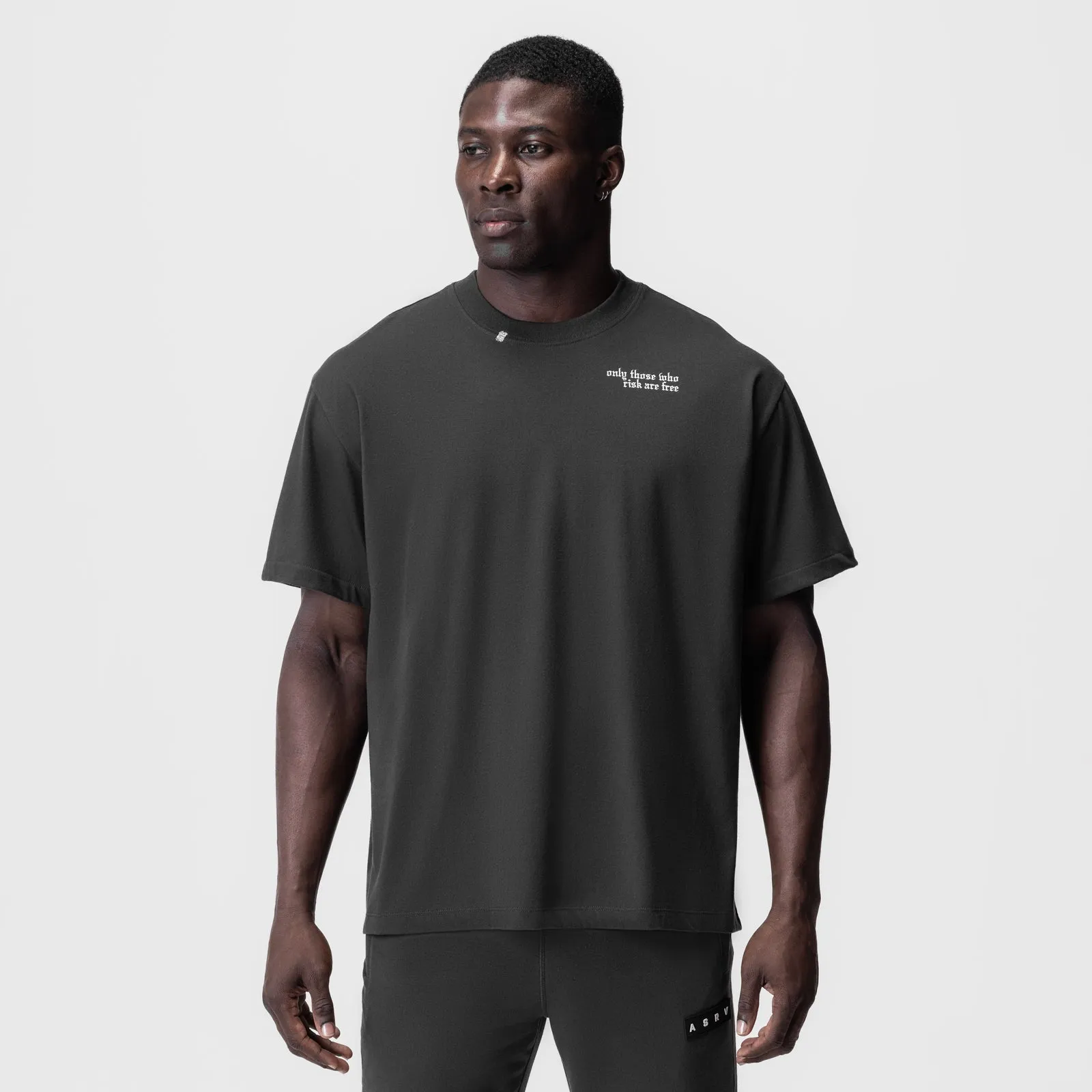 Teenager fashion Fashionable 0797. Tech Essential? Relaxed Tee - Space Grey "Brush Wings/ASRV"
