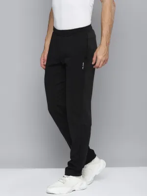 Alcis Men Solid Black Track Pant QuickReleaseBuckle
