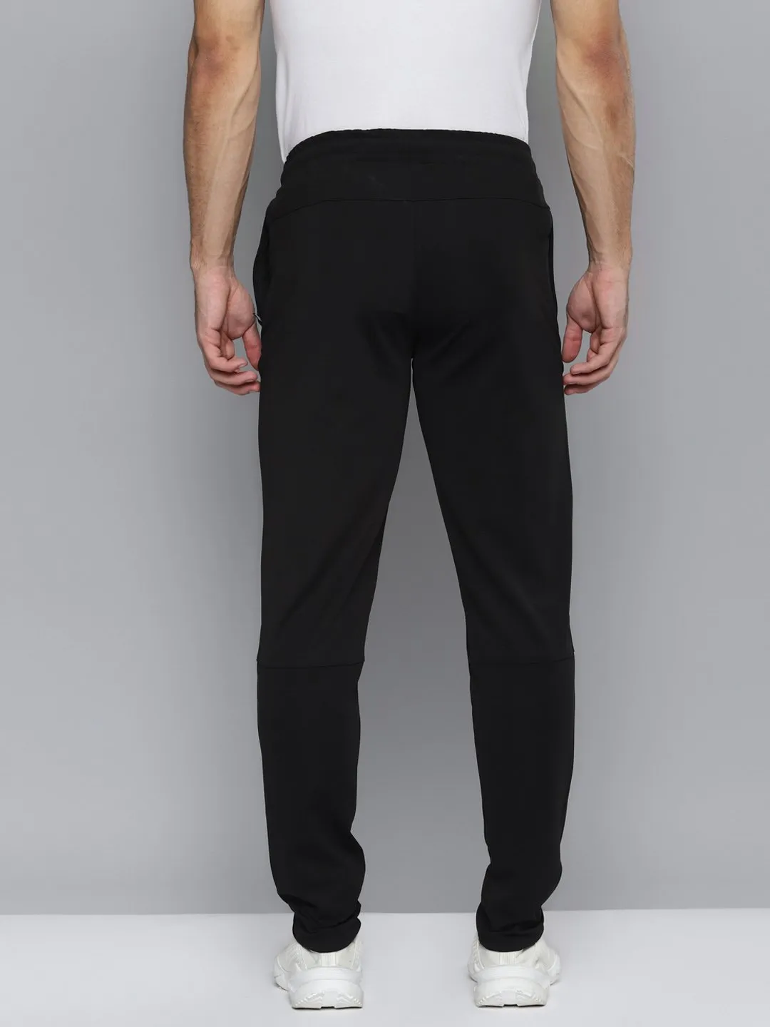 Versatile staple AntiStaticLining Alcis Men Solid Black Track Pant