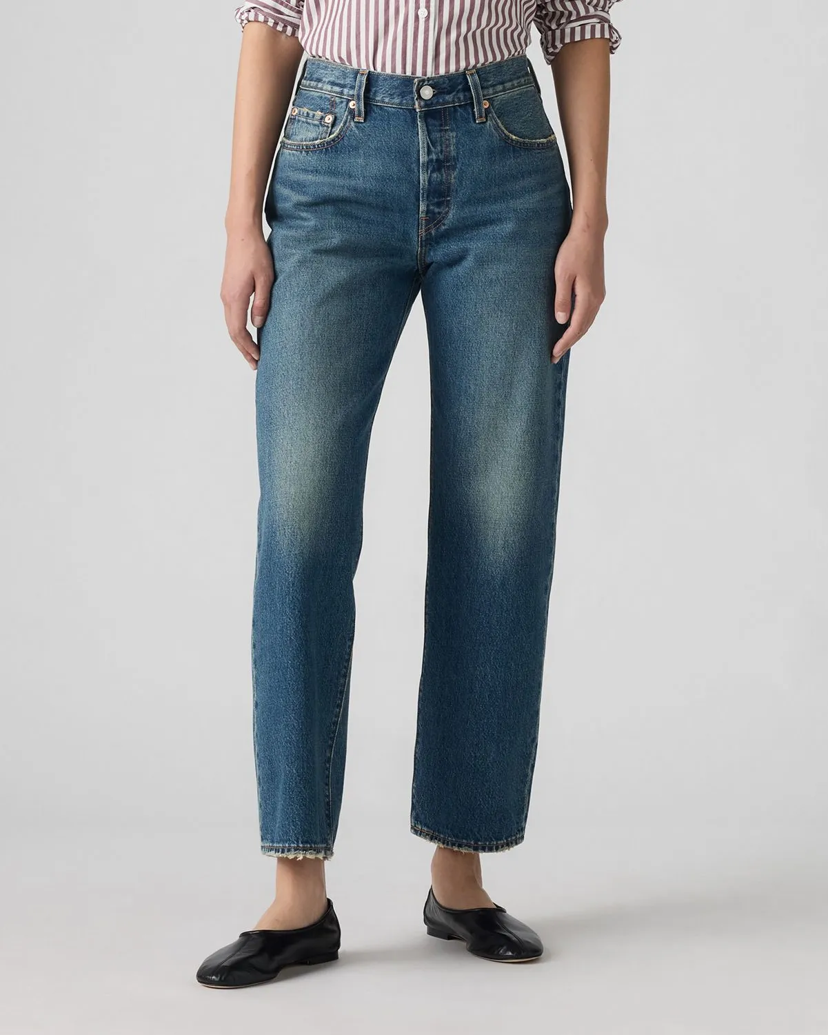 Levi's? Womens 501 90's Ankle Relaxed Straight Fit Jeans - Vanity Agenda Ready to Wear