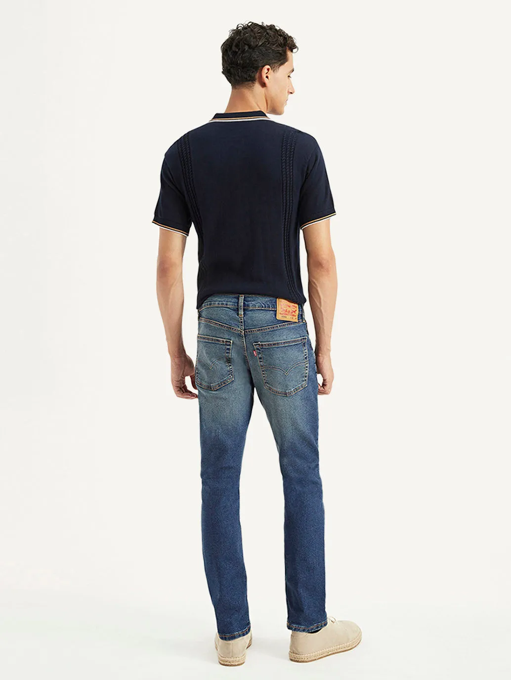 City Walk Smooth Popular Style Men's 65504 Blue Skinny Fit Mid Rise Jeans