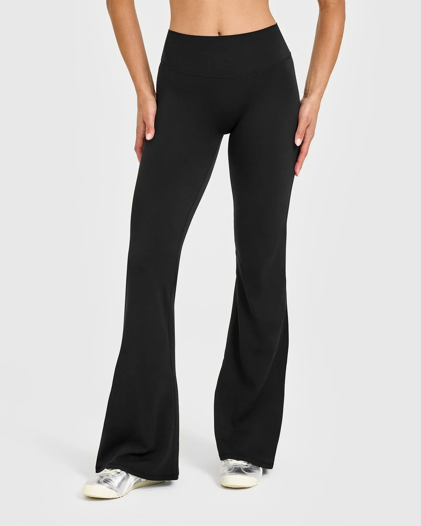 SoftMotion? Flared Bottoms | Black AntiPillingTechnology AbrasionFreeZone FrictionResistant