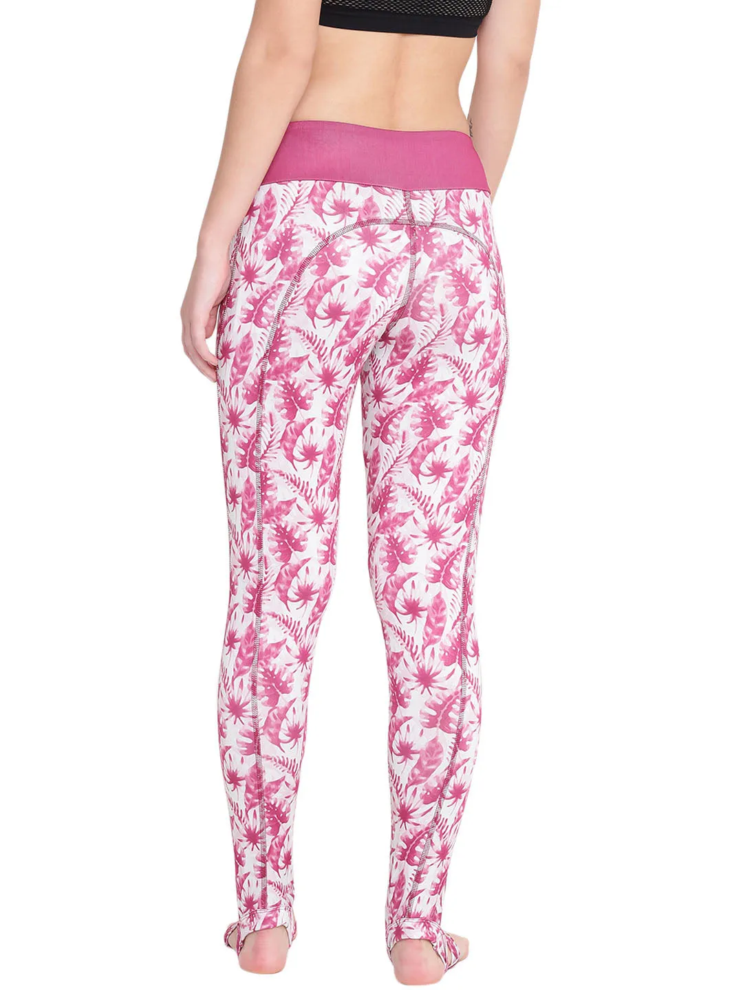 Mountain Hike Eco Shopper Alcis Women Pink and White Tights