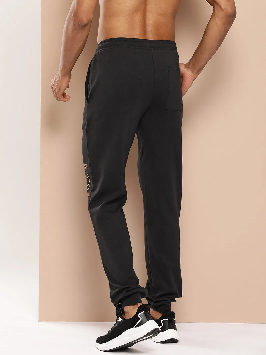 Athletic Track Joggers Laser Cut Edges Casual Edge