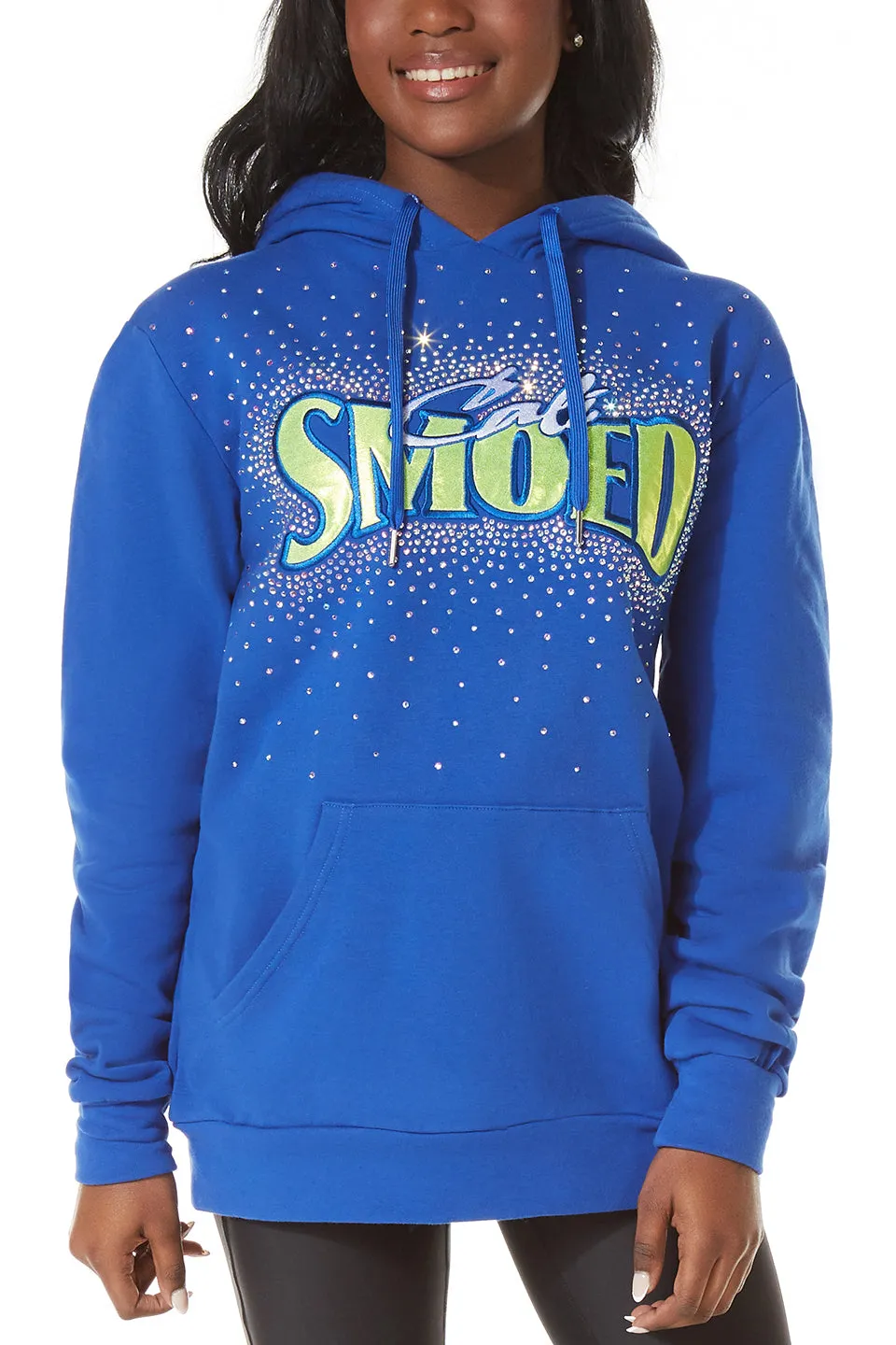 Club SMOED Sparkle Hoodie in Royal Blue Nature Glow Soul Ease