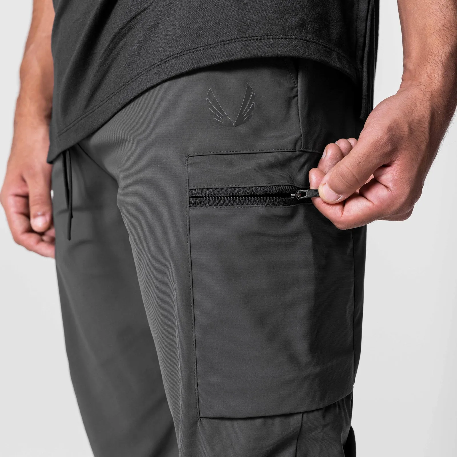 0656. Tetra-Lite? Standard Zip Jogger - Space Grey Stay Dry