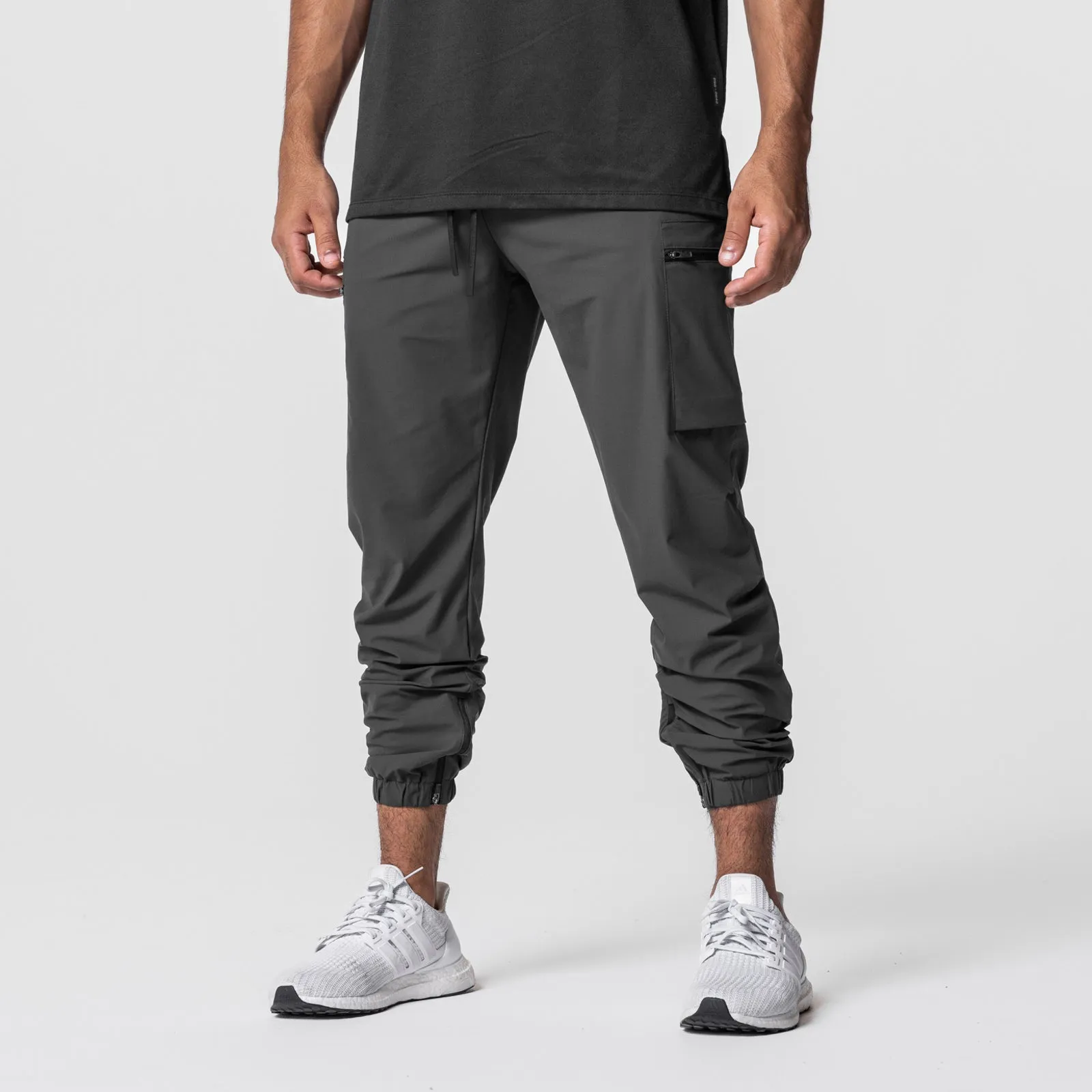 0656. Tetra-Lite? Standard Zip Jogger - Space Grey Fashion-Forward DurableConstruction