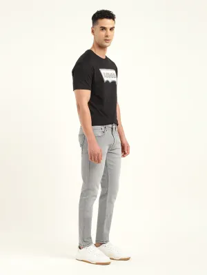 Chill Ready Men's 512 Grey Slim Tapered Fit Mid Rise Jeans