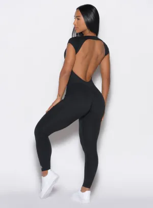 Stylish Fancy Open Back Tee Bodysuit