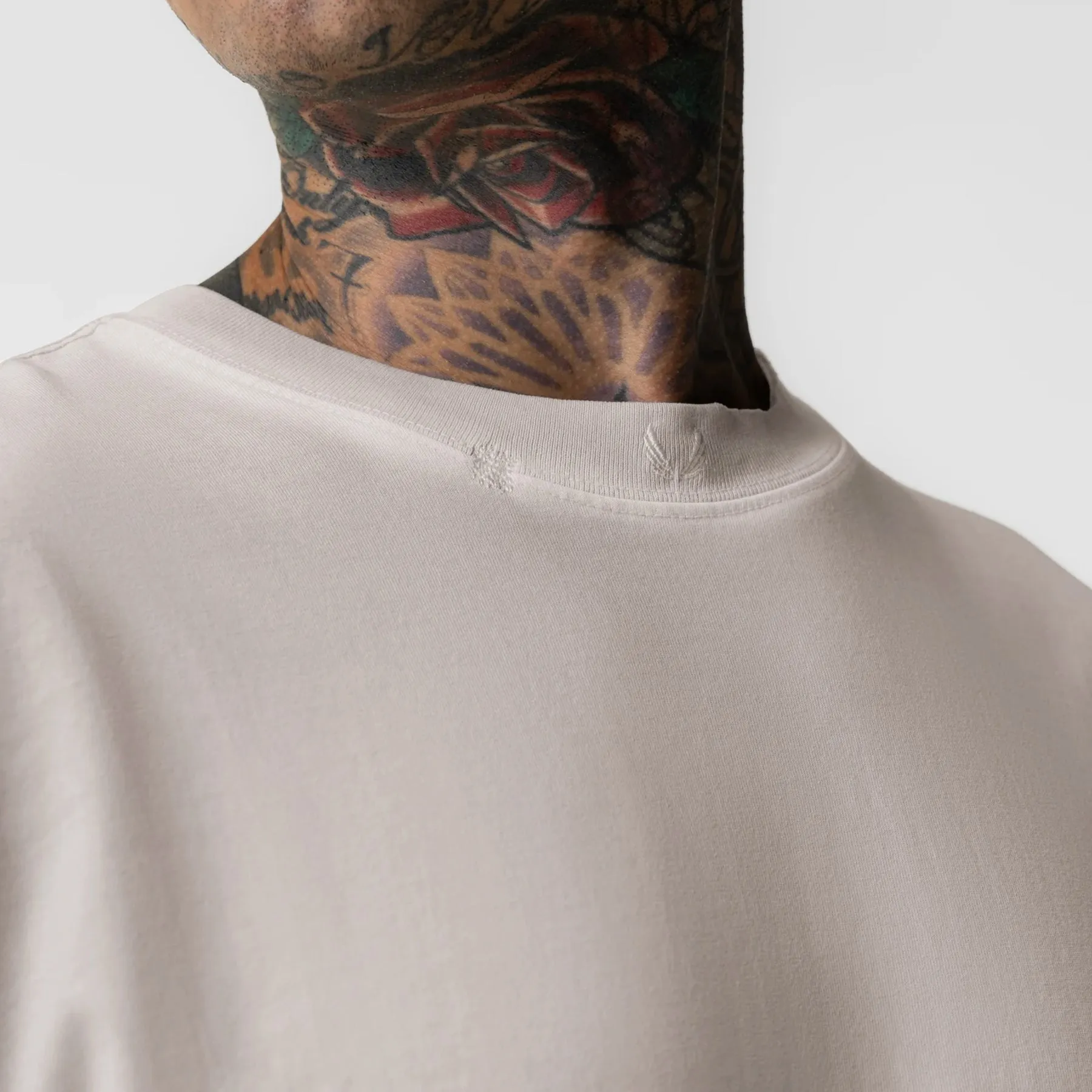 Playful Vibes 0797. Tech Essential? Relaxed Tee - Faded Chai
