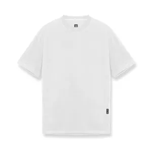 Eco Friendly Fabric Comfortable Weave 0797. Tech Essential? Relaxed Tee - White
