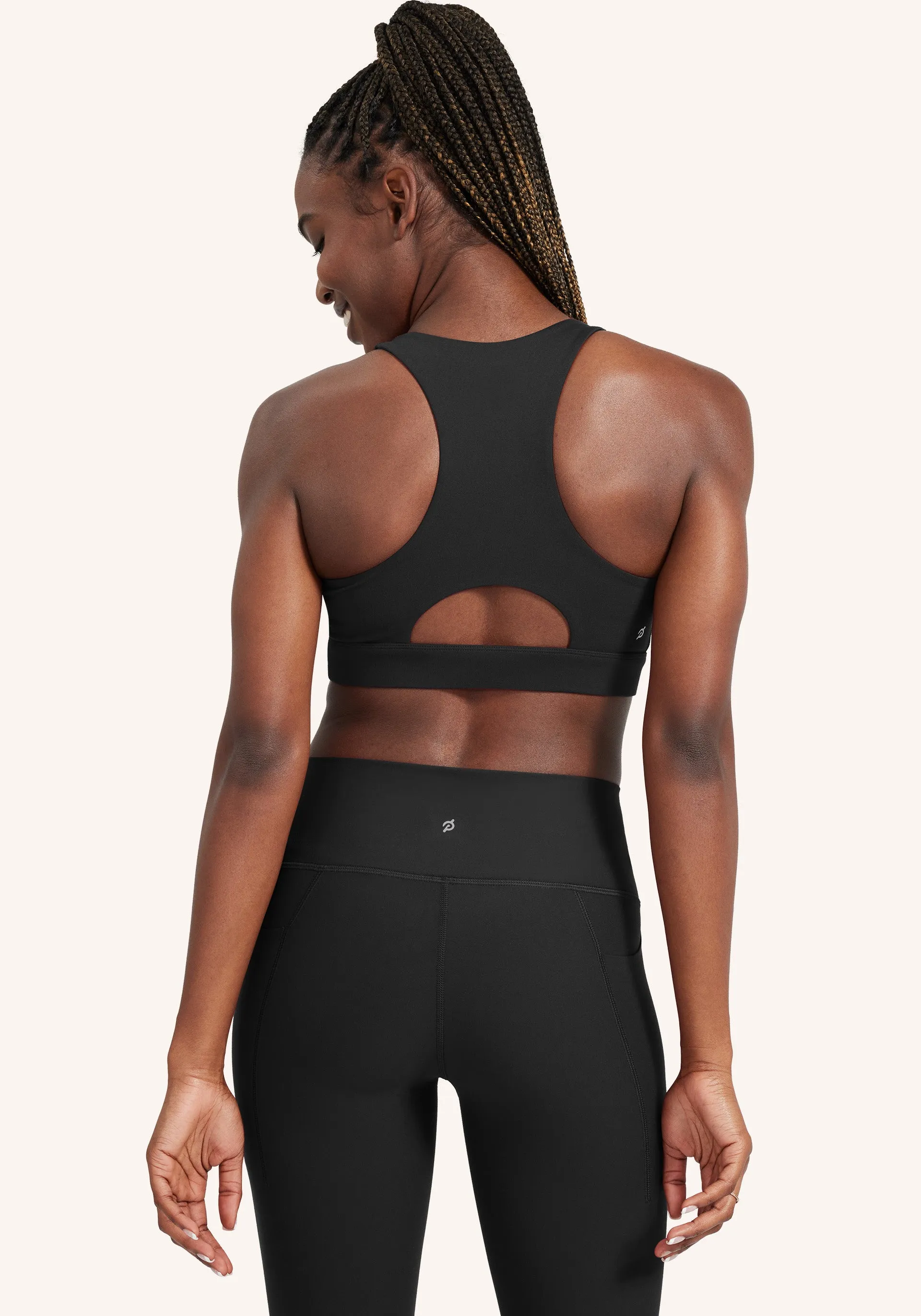 Sweat Guard Technology Seam-Free Cadent High Neck Zip Bra