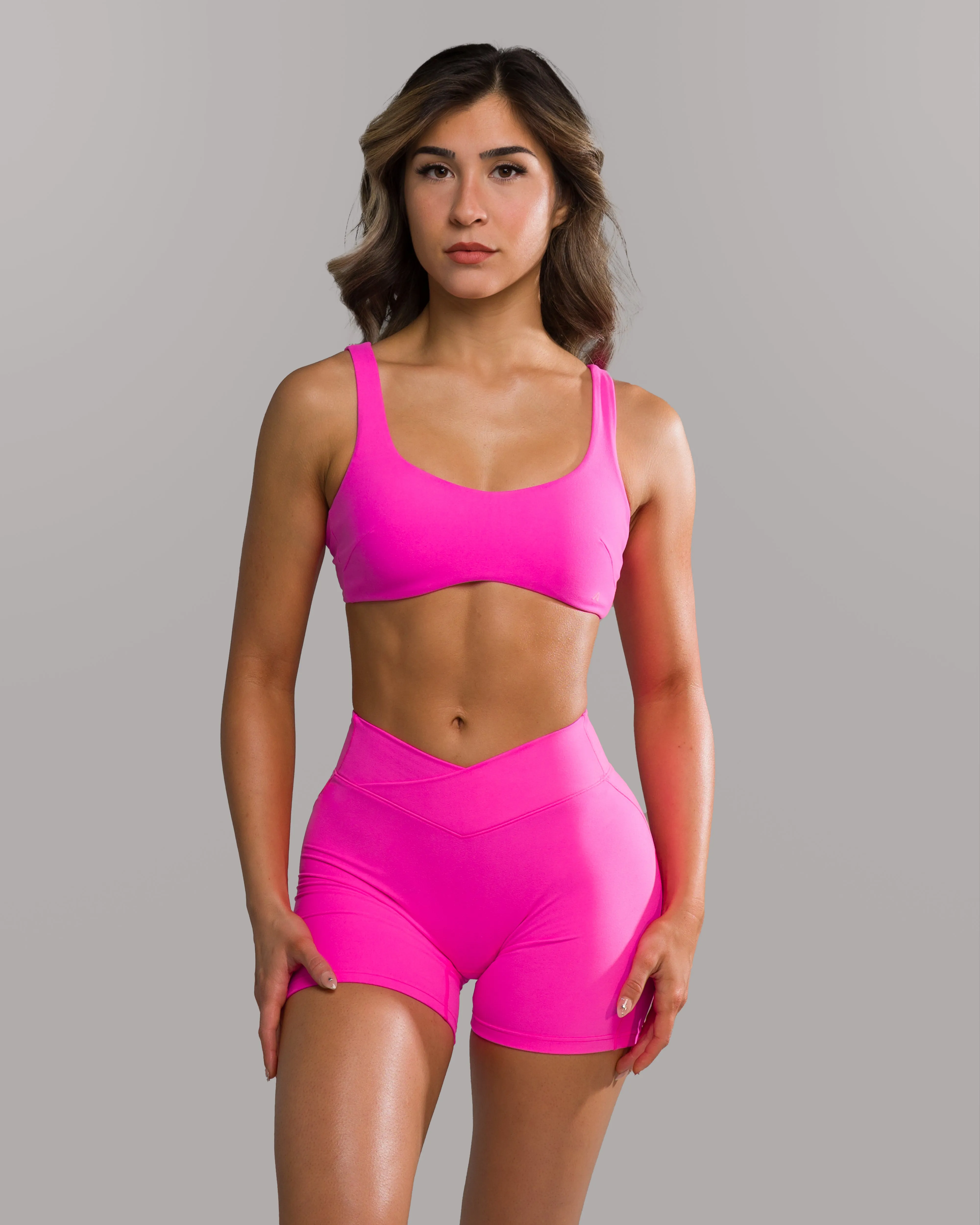 Lina Bra - Malibu Pink Hook-and-eye closure Versatile Structure