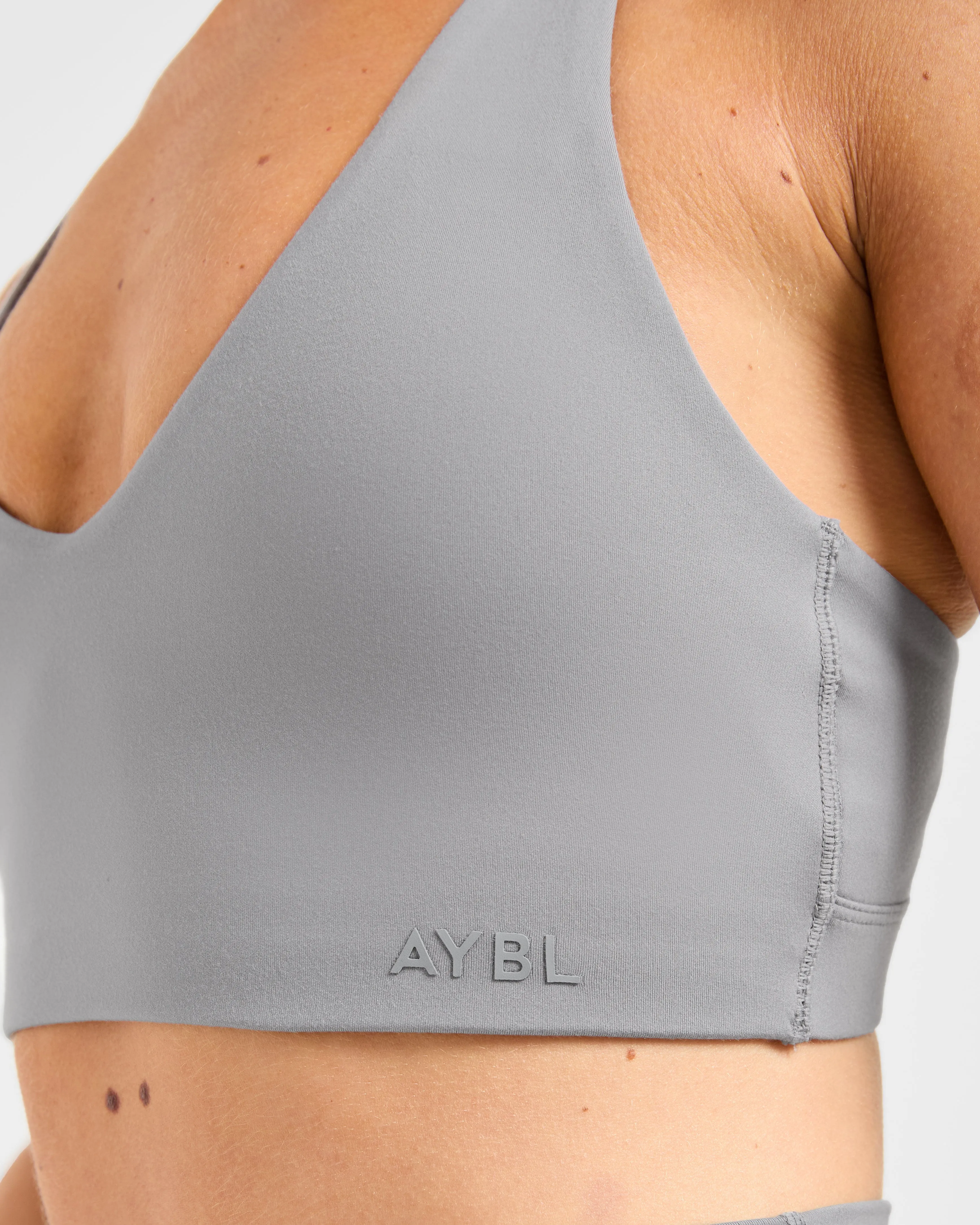 Staple Sports Bra - Grey Minimalist