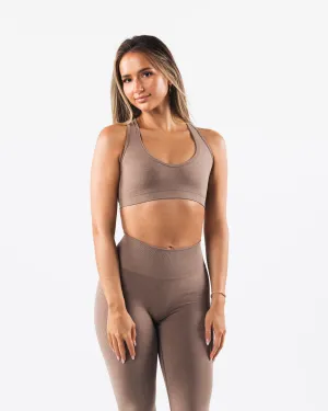Amplify Contour Bra - Sand dancers High Neck
