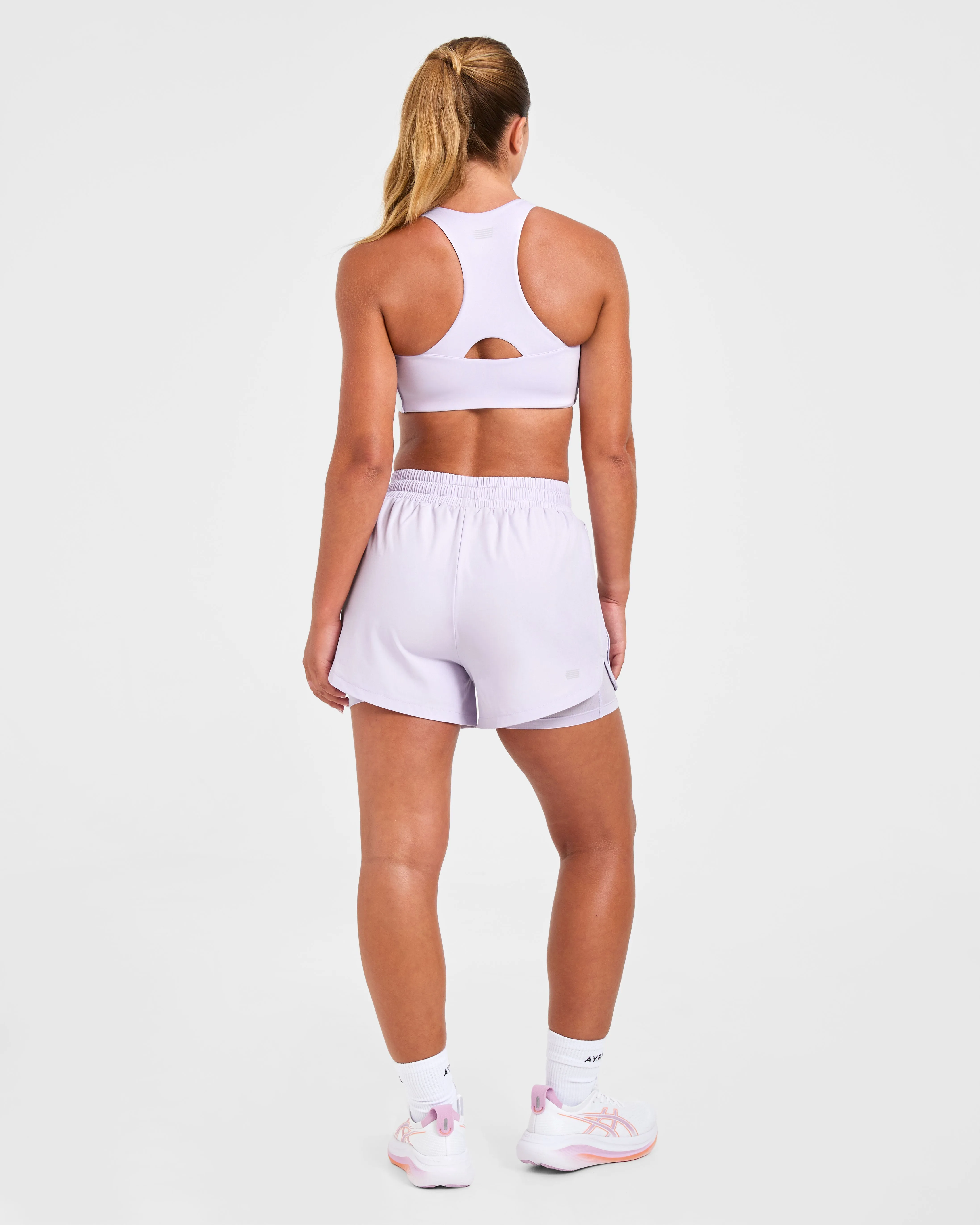 Adjustable Design Run Sports Bra - Ice Lilac